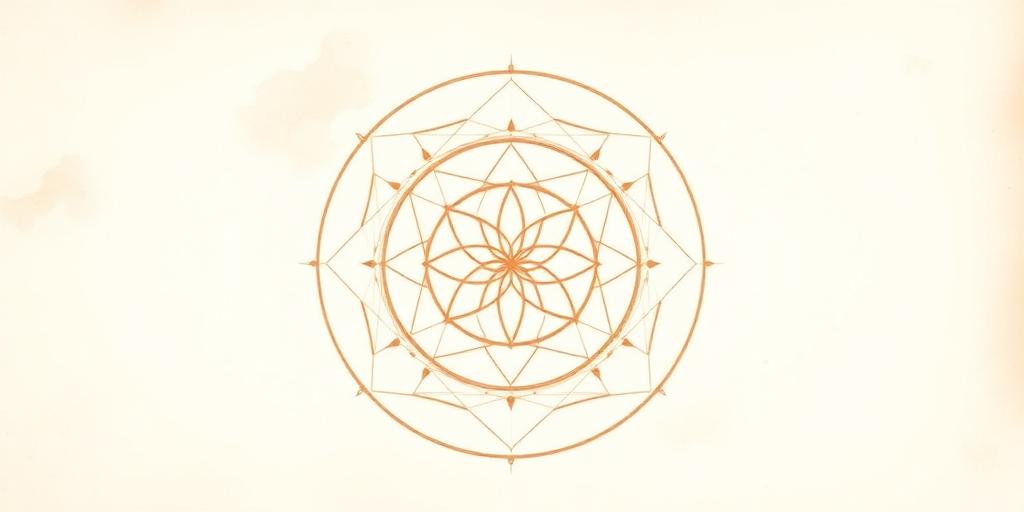Sacred geometry visualization of community data